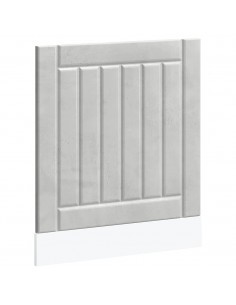 Pannello Lavastoviglie Lucca Grigio Cemento Legno Multistrato