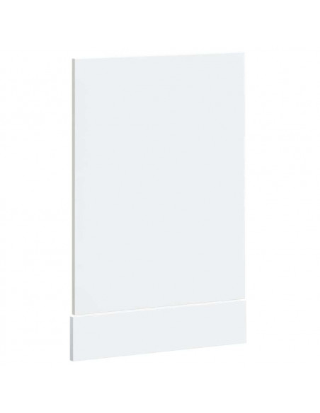 Pannello Lavastoviglie Lucca Bianco Lucido in Legno Multistrato