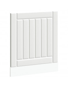 Pannello Lavastoviglie Lucca Bianco in Legno Multistrato