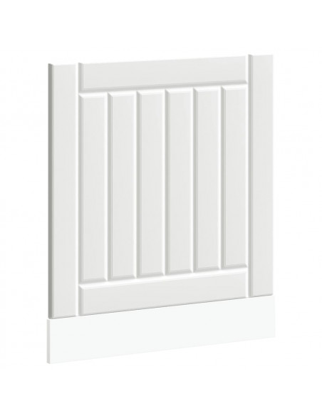 Pannello Lavastoviglie Lucca Bianco in Legno Multistrato