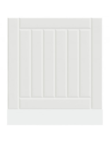 Pannello Lavastoviglie Lucca Bianco in Legno Multistrato