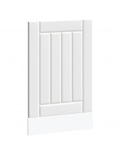 Pannello Lavastoviglie Lucca Bianco in Legno Multistrato