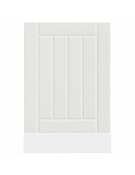 Pannello Lavastoviglie Lucca Bianco in Legno Multistrato