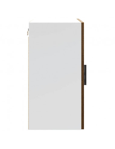 Pensili da Cucina 2 pz Porto Rovere Marrone Legno Multistrato