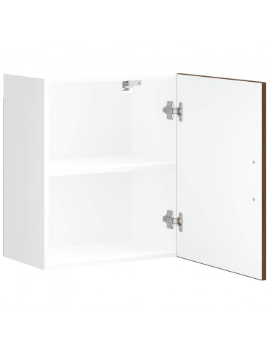 Pensili da Cucina 2 pz Porto Rovere Marrone Legno Multistrato