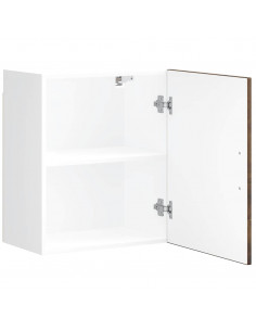 Pensili da Cucina 2 pz Porto Rovere Fumo in Legno Multistrato