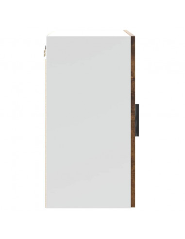 Pensili da Cucina 2 pz Porto Rovere Fumo in Legno Multistrato