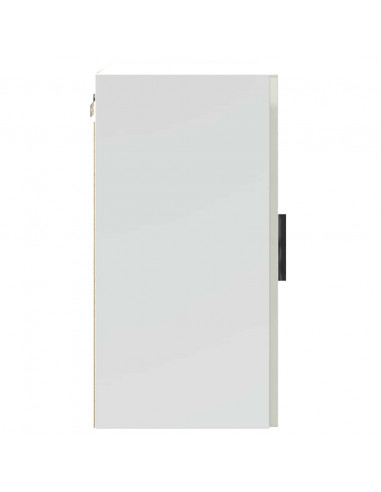 Pensili da Cucina 2 pz Porto Bianco Lucido in Legno Multistrato