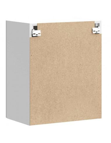 Pensili da Cucina 2 pz Porto Bianco Lucido in Legno Multistrato