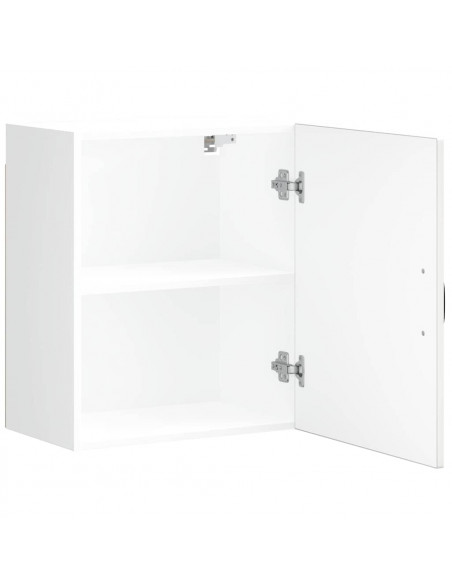 Pensili da Cucina 2 pz Kalmar Bianco in Legno Multistrato