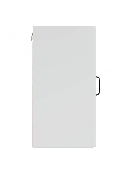 Pensili da Cucina 2 pz Kalmar Bianco in Legno Multistrato
