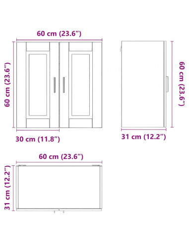 Pensile da Cucina Porto Rovere Sonoma in Legno Multistrato