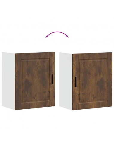 Pensile da Cucina Porto Rovere Fumo in Legno Multistrato