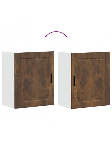 Pensile da Cucina Porto Rovere Fumo in Legno Multistrato