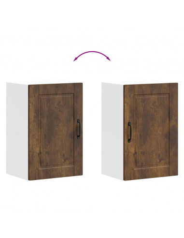 Pensile da Cucina Porto Rovere Fumo in Legno Multistrato