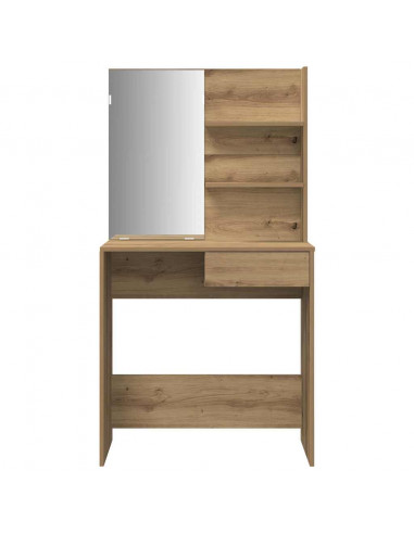 Set Toeletta Rovere Artigianale in Legno Multistrato