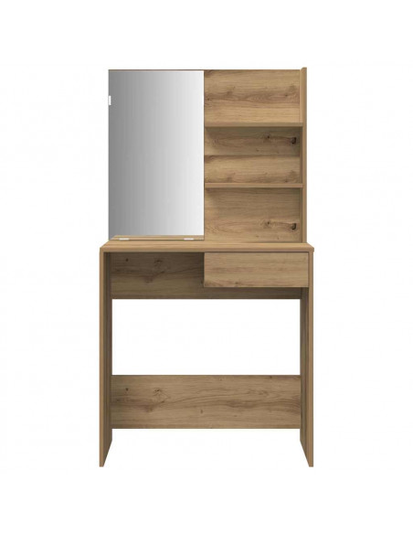 Set Toeletta Rovere Artigianale in Legno Multistrato