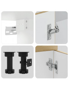 Set Mobili da Cucina 8 pz Kalmar Rovere Sonoma in Truciolato 2