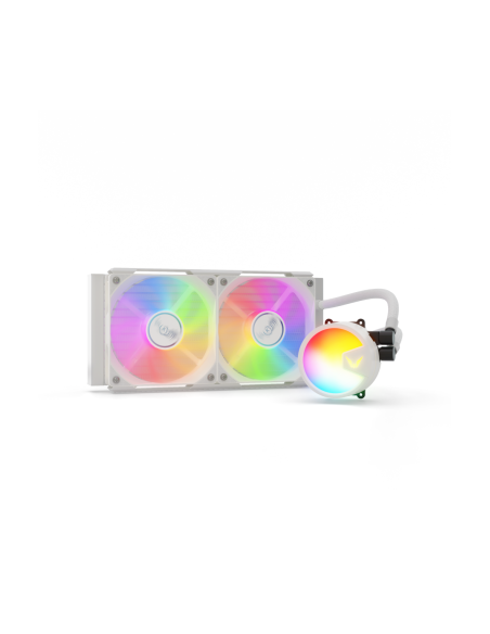 VALKYRIE RAFF. CPU LIQUIDO A240 ARGB WHITE VK-AIOA240W
