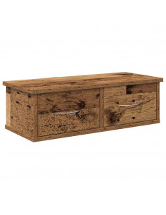 Armadietto a Muro Legno Antico 60x26x18,5 cm in Truciolato