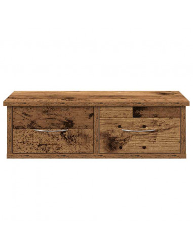 Armadietto a Muro Legno Antico 60x26x18,5 cm in Truciolato