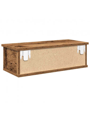 Armadietto a Muro Legno Antico 60x26x18,5 cm in Truciolato