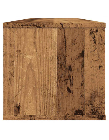 Armadietto a Muro Legno Vecchio 102x30x29 cm Legno Multistrato