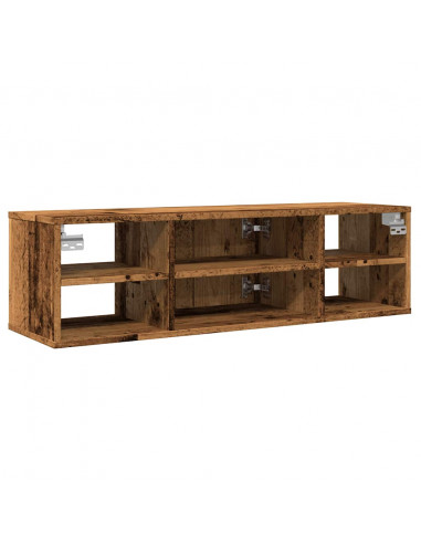 Armadietto a Muro Legno Vecchio 102x30x29 cm Legno Multistrato