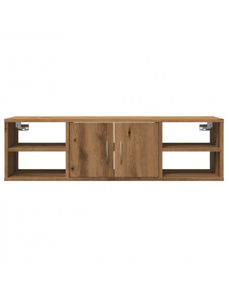 Armadietto a Muro Rovere Artigianale 102x30x29 cm in Truciolato