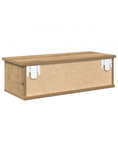 Armadietto a Muro Rovere Artigianale 60x26x18,5cm in Truciolato