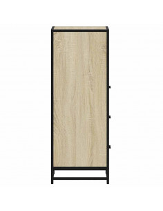 Armadietto Bagno Rovere Sonoma 35x37,5x100 cm Legno Multistrato