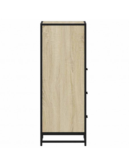 Armadietto Bagno Rovere Sonoma 35x37,5x100 cm Legno Multistrato