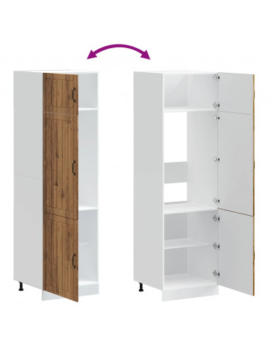 Armadio da Cucina Lucca Legno Vecchio in Legno Multistrato