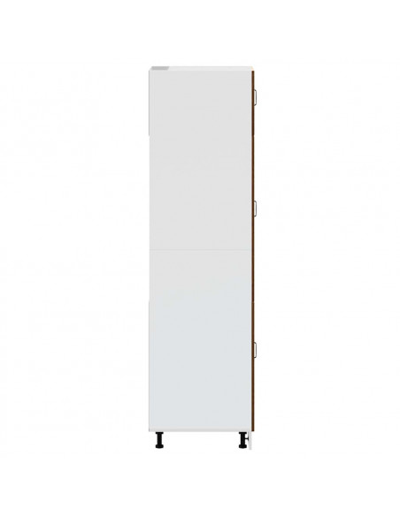 Armadio da Cucina Lucca Rovere Marrone in Legno Multistrato