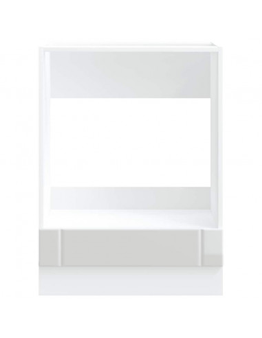 Armadio Forno Lucca Bianco Lucido in Legno Multistrato