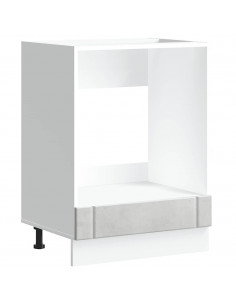 Armadio Forno Lucca Grigio Cemento in Legno Multistrato