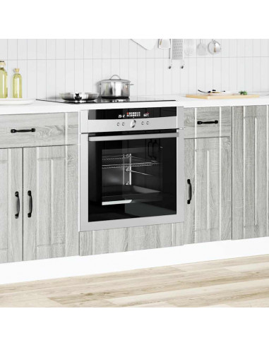 Armadio Forno Lucca Grigio Sonoma in Legno Multistrato