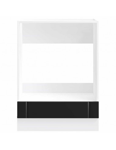 Armadio Forno Lucca Nero in Legno Multistrato