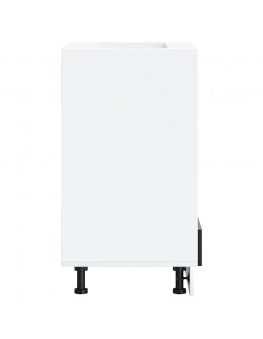 Armadio Forno Lucca Nero in Legno Multistrato