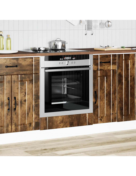 Armadio Forno Lucca Rovere Fumo in Legno Multistrato
