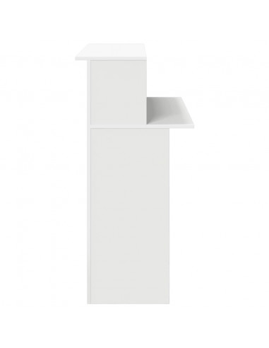 Banco Reception Bianco 100x50x103,5 cm in Legno Multistrato