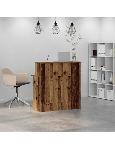 Banco Reception Legno Antico 100x50x103,5 cm Legno Multistrato
