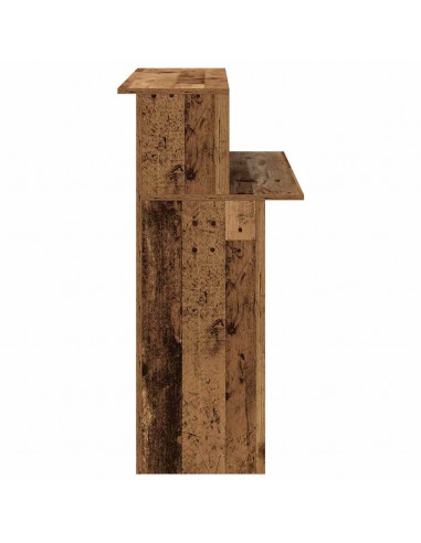Banco Reception Legno Antico 100x50x103,5 cm Legno Multistrato
