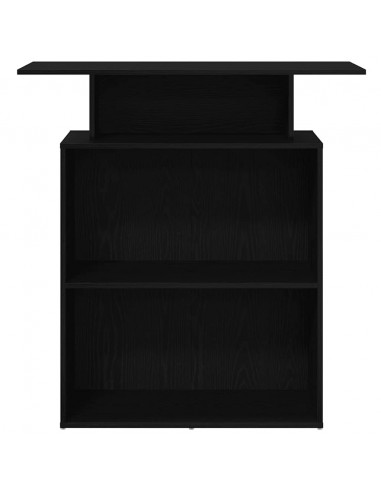 Banco Reception Nero 100x40x104 cm in Legno Multistrato