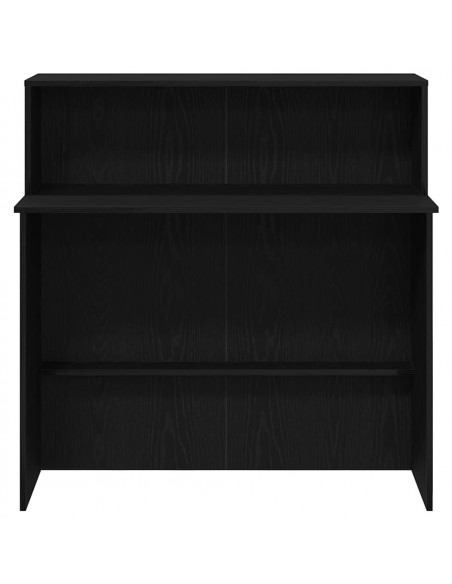 Banco Reception Nero 100x50x103,5 cm in Legno Multistrato