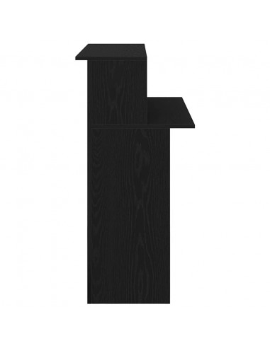 Banco Reception Nero 100x50x103,5 cm in Legno Multistrato