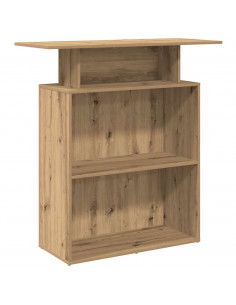 Banco Reception Rovere Artigianale 100x40x104 cm in Truciolato