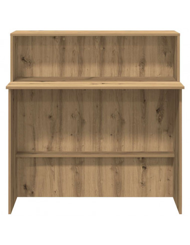 Banco Reception Rovere Artigianale 100x50x103,5cm in Truciolato