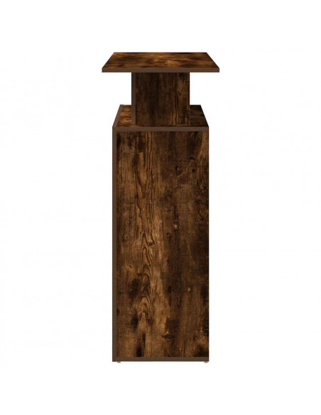 Banco Reception Rovere Fumo 100x40x104 cm in Legno Multistrato