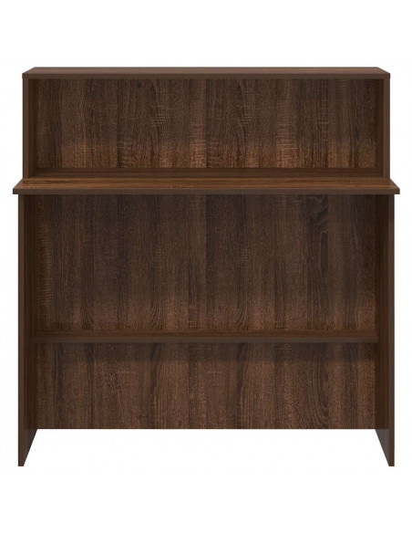Banco Reception Rovere Marrone 100x50x103,5cm Legno Multistrato